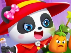 Žaidimas Jigsaw Puzzle: Baby Panda Pumpkin Pot
