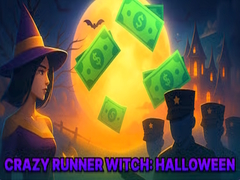 Žaidimas Crazy Runner Witch Halloween