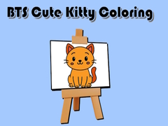 Žaidimas BTS Cute Kitty Coloring