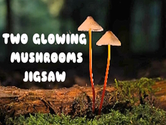 Žaidimas Two Glowing Mushrooms Jigsaw