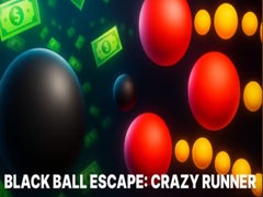 Žaidimas Black Ball Escape: Crazy Runner