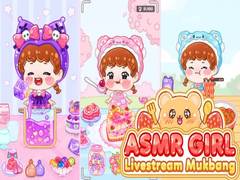 Žaidimas ASMR Girl: Livestream Mukbang