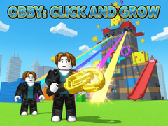 Žaidimas Obby: Click and Grow