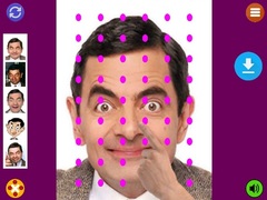 Žaidimas Mr Bean Funny Face LOL