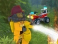 Žaidimas Lego forest fire-fighting team