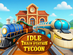 Žaidimas Idle Train Station Tycoon