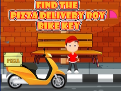 Žaidimas Find the Pizza Delivery Boy Bike Key