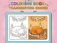Žaidimas Coloring Book: Thanksgiving Dinner