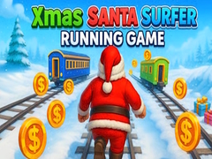 Žaidimas Xmas Santa Surfer Running Game