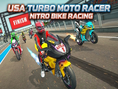 Žaidimas USA Turbo Moto Racer Nitro Bike Racing