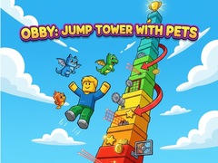 Žaidimas Obby: Jump Tower with Pets