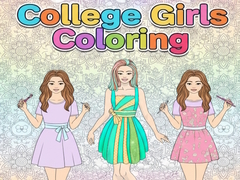 Žaidimas College Girls Coloring