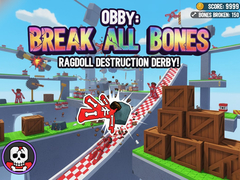 Žaidimas Obby: Break All Bones Ragdoll