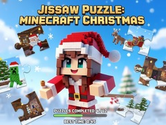 Žaidimas Jigsaw Puzzle: Minecraft Christmas