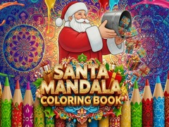 Žaidimas Santa Mandala Coloring Book