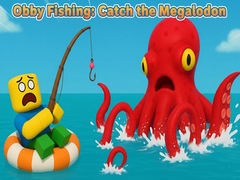 Žaidimas Obby Fishing: Catch the Megalodon