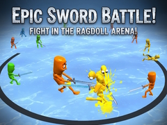 Žaidimas Epic Sword Battle! Fight in the Ragdoll Arena!