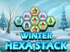 Žaidimas Winter Hexa Stack