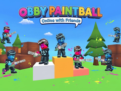 Žaidimas Obby Paintball: Online with Friends
