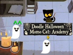 Žaidimas Doodle Halloween Momo Cat: Academy