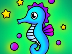 Žaidimas Seahorse Coloring