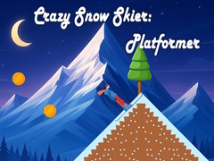 Žaidimas Crazy Snow Skier: Platformer