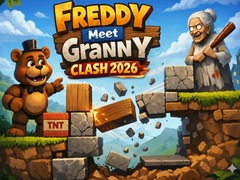 Žaidimas Freddy Meet Granny Clash 2026