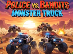 Žaidimas Police vs Bandits: Monster Truck