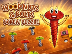 Žaidimas Wood Nuts and Bolts Screw Puzzle