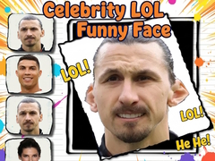 Žaidimas Celebrity LOL Funny Face