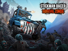 Žaidimas Stickman Racer Survival Zombie