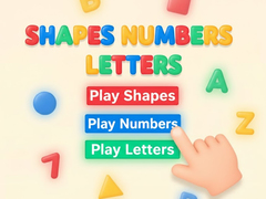Žaidimas Shapes Numbers Letters