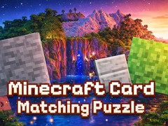 Žaidimas Minecraft Card Matching Puzzle