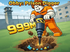 Žaidimas Obby: Prison Digger