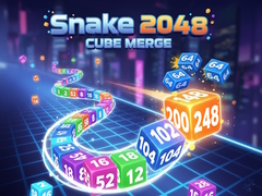 Žaidimas Snake 2048: Cube Merge