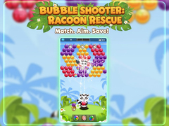 Žaidimas Bubble Shooter Raccoon Rescue