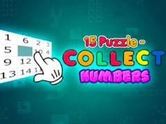 Žaidimas 15 Puzzle - Collect numbers