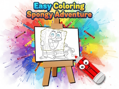 Žaidimas Easy Coloring Spongy Adventure