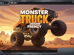 Žaidimas Monster Truck Jigsaw Frenzy