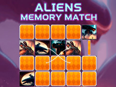 Žaidimas Aliens Memory Match