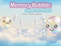 Žaidimas Memory Bubble: Japanese Kana