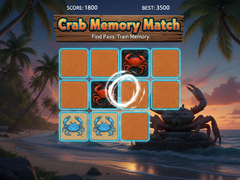 Žaidimas Crab Memory Match