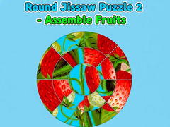 Žaidimas Round jigsaw Puzzle 2 - Assemble Fruits