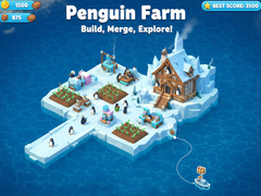 Žaidimas Penguin Farm - Ice Merge