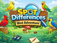 Žaidimas Spot Differences Bird Adventure
