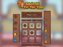 Žaidimas Squirrel Tic Tac Toe