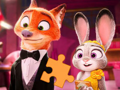Žaidimas Jigsaw Puzzle: Zootopia Kiss The Ring