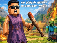 Žaidimas Kim Jong Un Granny in Minecraft World