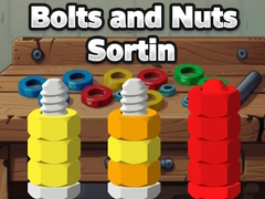 Žaidimas Bolts and Nuts Sorting