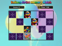 Žaidimas Balloon Artist Memory Match